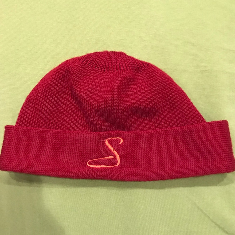 HENRI BENDEL Monogrammed Italian Wool Winter Hat